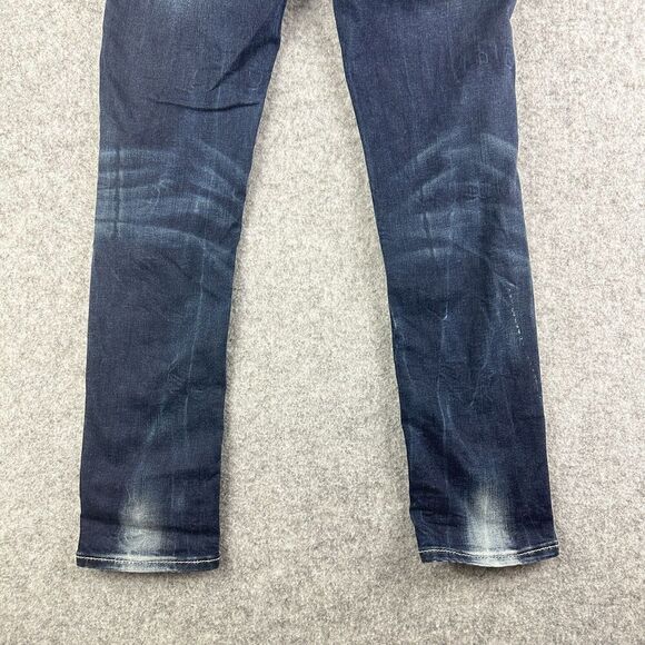 Rock Revival Meri Crop Jeans Womens 22 Dark Wash Faux Flap Embroidered Western - Picture 4 of 16